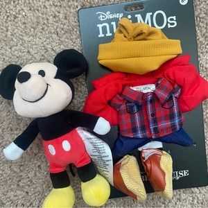 Brand New official Disney NuiMOs Mickey w/winter outfit